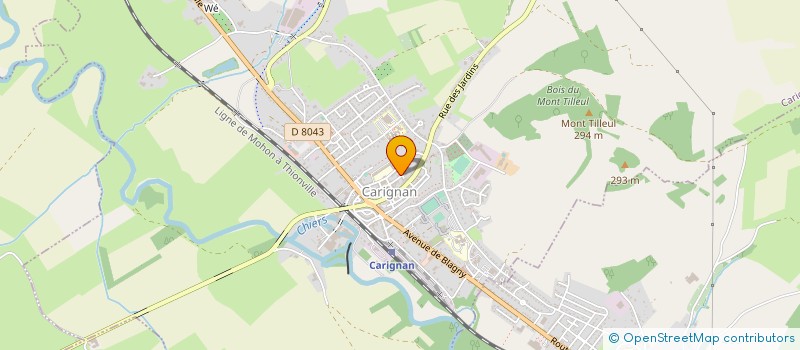 localisation de l'entreprise CARIGNAN FUTSAL CLUB  CARIGNAN