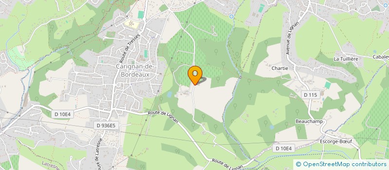 localisation de l'entreprise CARIGNAN OENOTOURISME  CARIGNAN-DE-BORDEAUX
