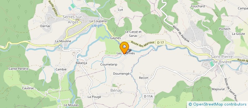localisation de l'entreprise CARIKA PRODUCTIONS à SERRES-SUR-ARGET