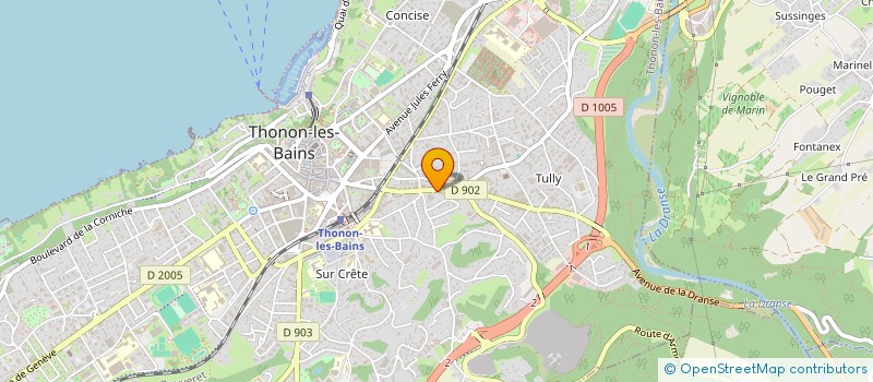 localisation de l'entreprise CARIKCI CONSTRUCTIONS à THONON-LES-BAINS