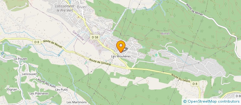 localisation de l'entreprise CARILLO à MIMET