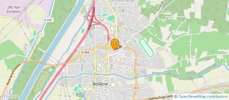 localisation de l'entreprise CARILLO à BOLLENE