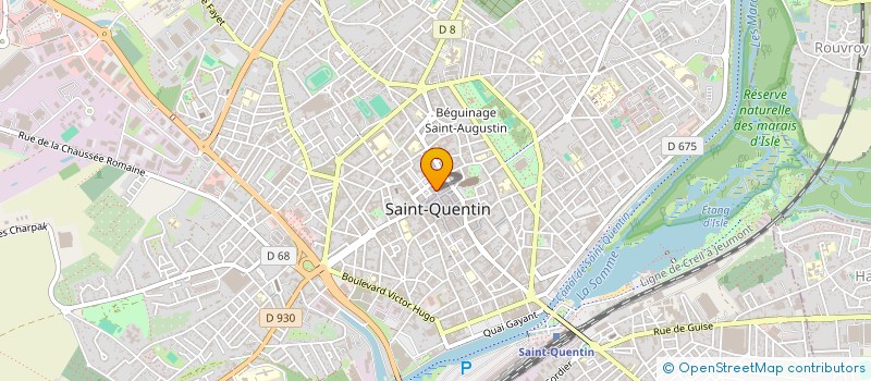 localisation de l'entreprise CARILLON à SAINT-QUENTIN