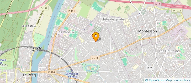 localisation de l'entreprise CARILLON  LE VESINET