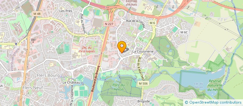 localisation de l'entreprise CARILLON à VILLENEUVE-D'ASCQ