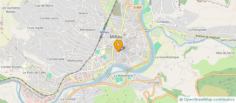 localisation de l'entreprise CARILLONS DE MILLAU à MILLAU