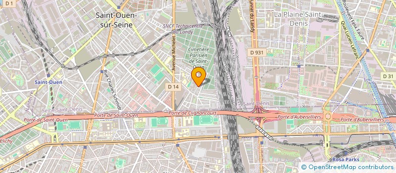 localisation de l'entreprise CARILO à SAINT-OUEN-SUR-SEINE