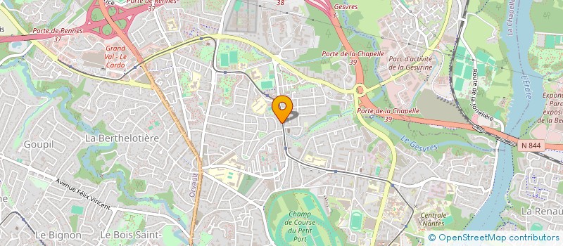 localisation de l'entreprise CARIMA à NANTES