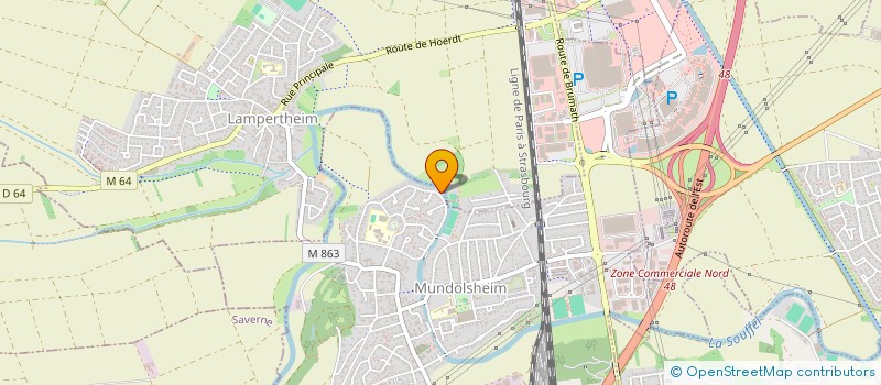 localisation de l'entreprise CARIMACE  MUNDOLSHEIM