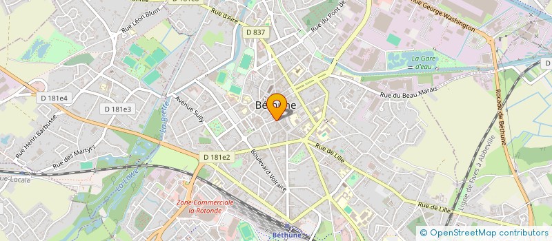 localisation de l'entreprise CARIMALO INVEST  BETHUNE