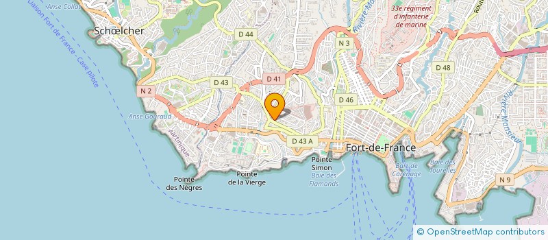 localisation de l'entreprise CARIME INVEST 2 à FORT-DE-FRANCE