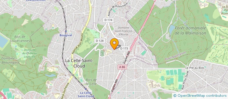 localisation de l'entreprise CARIMMO  LA CELLE-SAINT-CLOUD