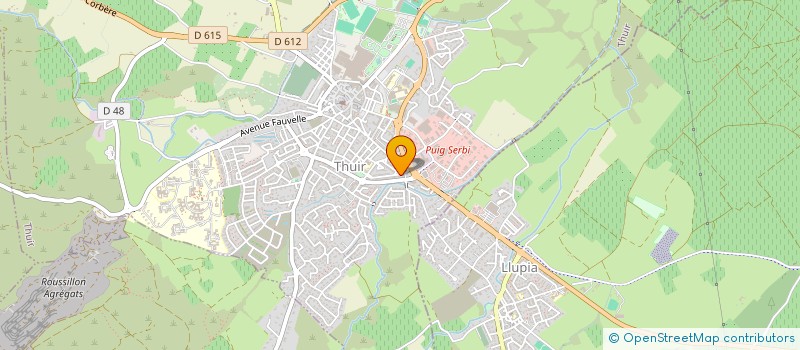 localisation de l'entreprise CARIMMO  THUIR