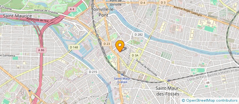 localisation de l'entreprise CARIMOB à SAINT-MAUR-DES-FOSSES