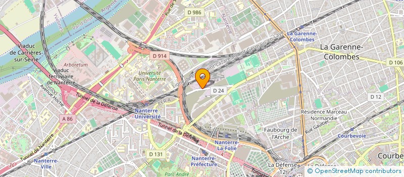 localisation de l'entreprise CARIMPEX à NANTERRE