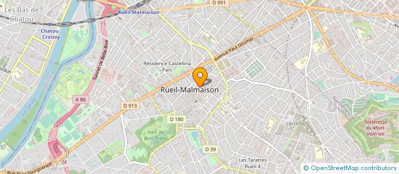 localisation de l'entreprise CARINA à RUEIL-MALMAISON