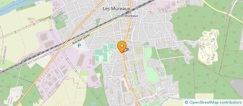 localisation de l'entreprise CARINA à LES MUREAUX