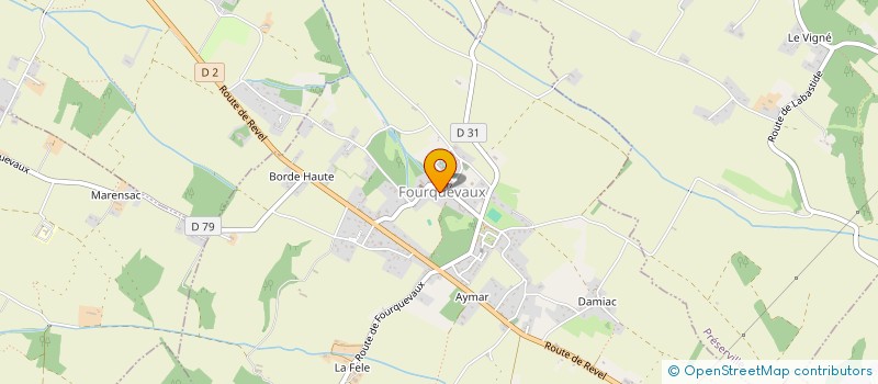 localisation de l'entreprise CARINA CONSEIL  FOURQUEVAUX