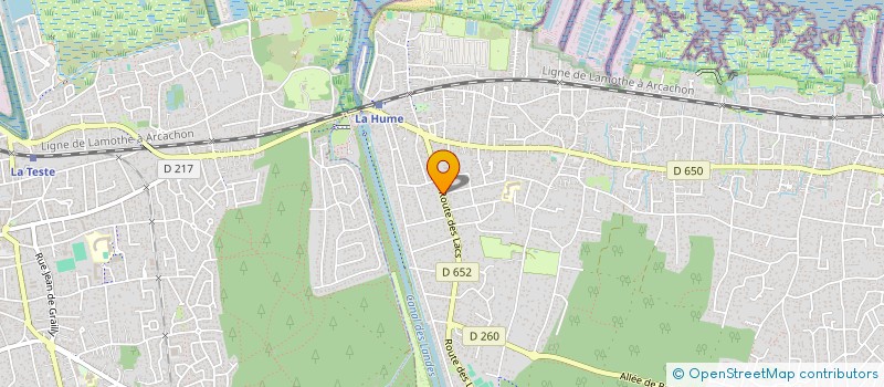 localisation de l'entreprise CARINE HOQUET  GUJAN-MESTRAS