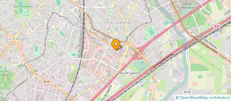 localisation de l'entreprise CARINE IMMOBILIER à MONTPELLIER