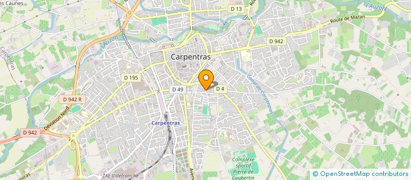 localisation de l'entreprise CARINE LAHOUEL  CAROMB