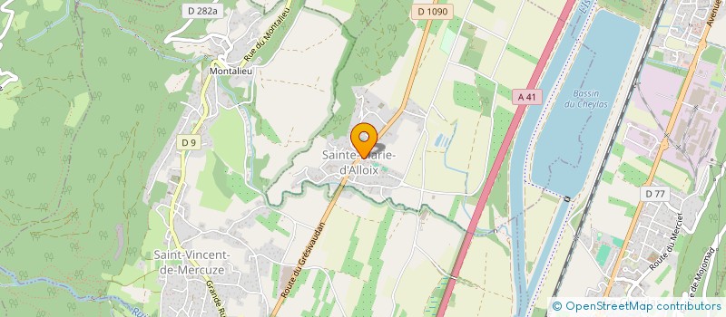 localisation de l'entreprise CARINE RAGACHE  SAINTE-MARIE-D'ALLOIX