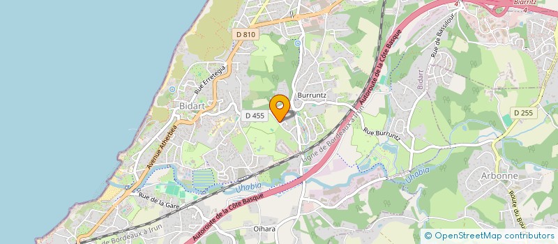 localisation de l'entreprise CARINE SENFT à BIDART