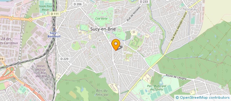 localisation de l'entreprise CARING IVF à SUCY-EN-BRIE