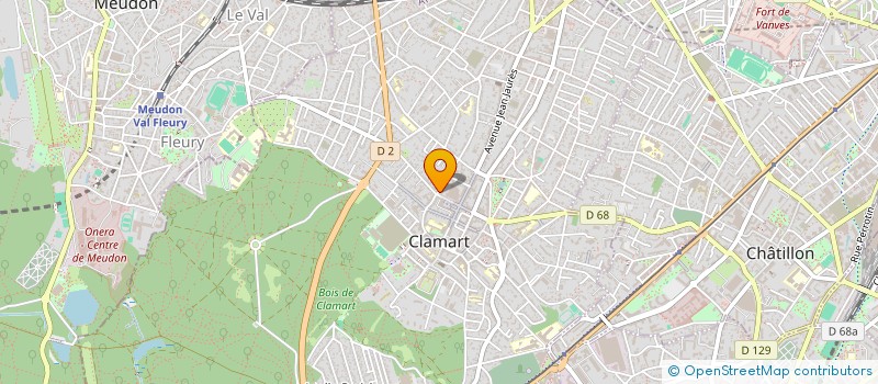 localisation de l'entreprise CARING MANAGEMENT à CLAMART
