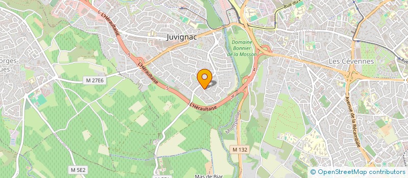 localisation de l'entreprise CARING RECRUTEMENT  JUVIGNAC