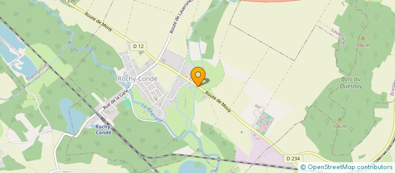 localisation de l'entreprise CARINO  ROCHY-CONDE