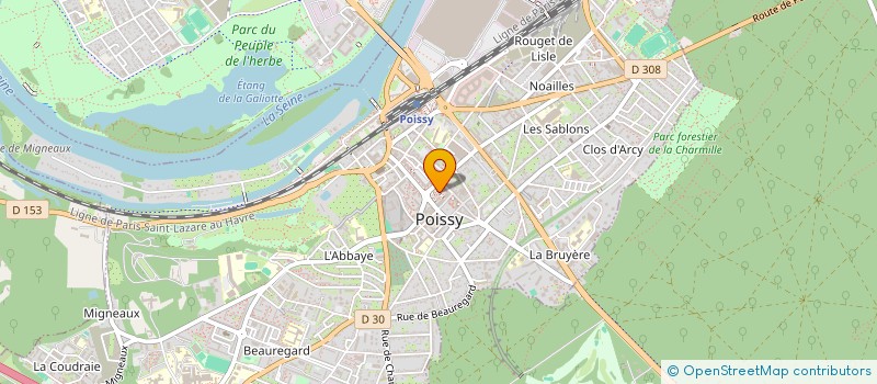 localisation de l'entreprise CARIO DEY à POISSY