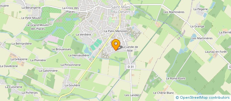 localisation de l'entreprise CARIO IMMOBILIER  SAINT-MARS-DU-DESERT