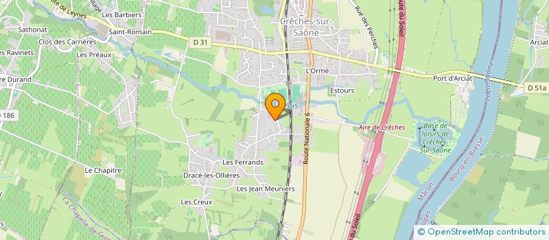 localisation de l'entreprise CARIOCA à CRECHES-SUR-SAONE