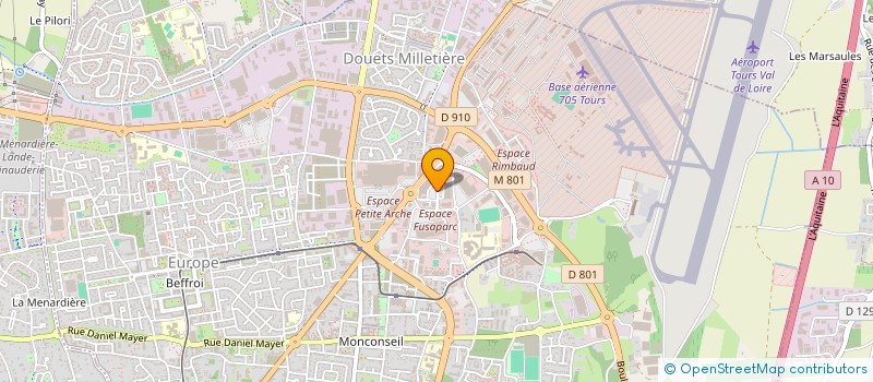 localisation de l'entreprise CARIOCATISS à TOURS
