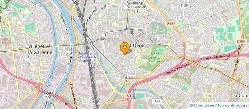 localisation de l'entreprise CARIOLA ET COMPAGNIE à SAINT-DENIS