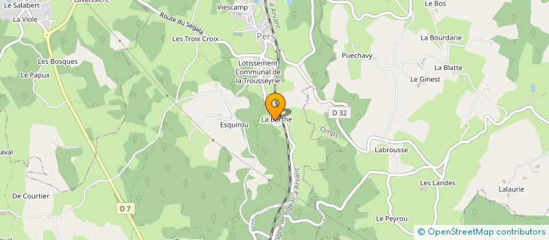 localisation de l'entreprise CARION INVESTISSEMENT à LE ROUGET-PERS