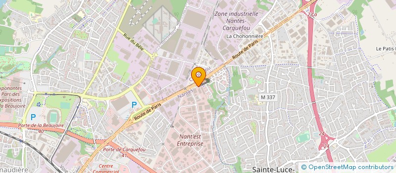 localisation de l'entreprise CARIOU PERNET ELECTRONIQUE SERVICE à NANTES