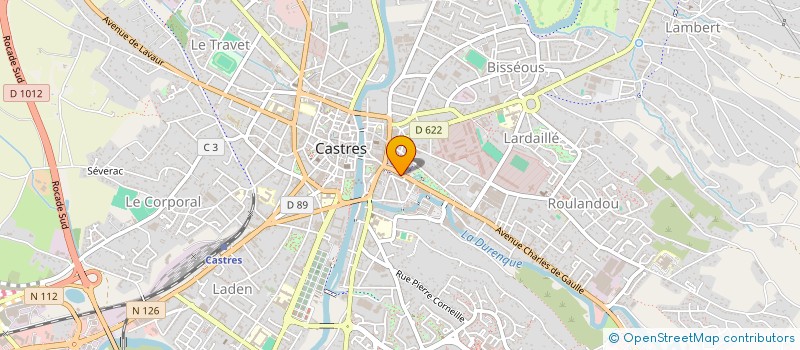 localisation de l'entreprise CARIS  CASTRES