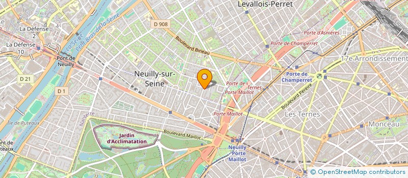 localisation de l'entreprise CARISABAY à NEUILLY-SUR-SEINE