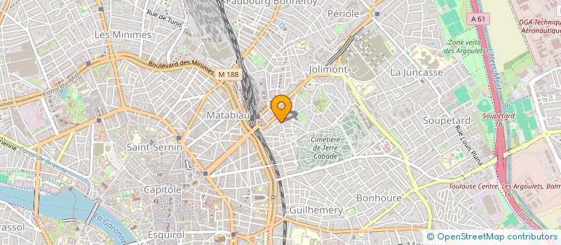 localisation de l'entreprise CARISAN OCCITANIE  TOULOUSE