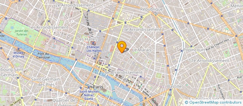 localisation de l'entreprise CARISCRIPT à PARIS