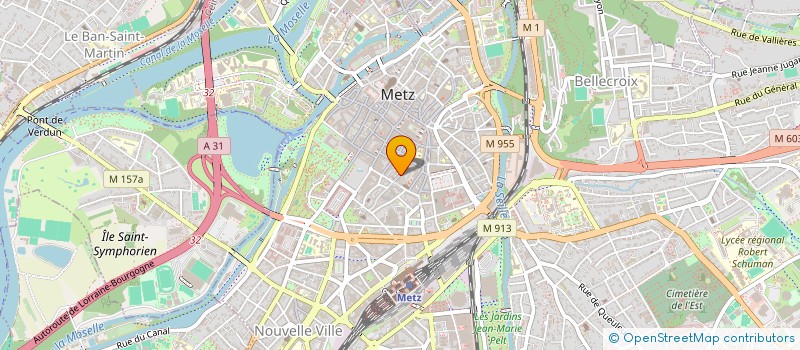 localisation de l'entreprise CARISMA  METZ