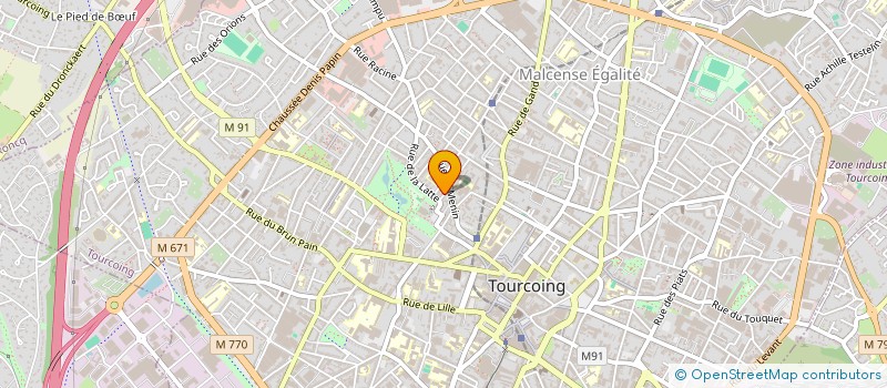 localisation de l'entreprise CARISMA  TOURCOING