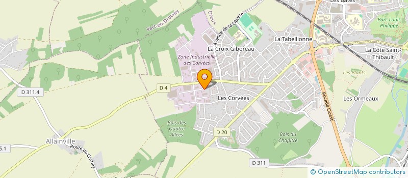 localisation de l'entreprise CARISMATIC à VERNOUILLET
