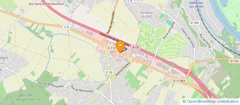 localisation de l'entreprise CARISME  ORGEVAL