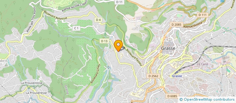 localisation de l'entreprise CARISSE HOME  GRASSE