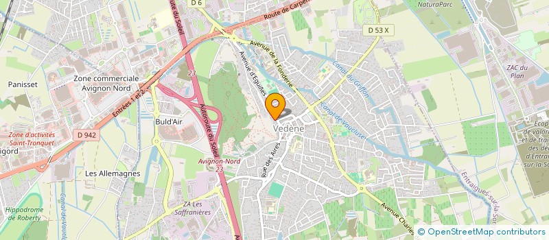 localisation de l'entreprise CARISTINE  VEDENE