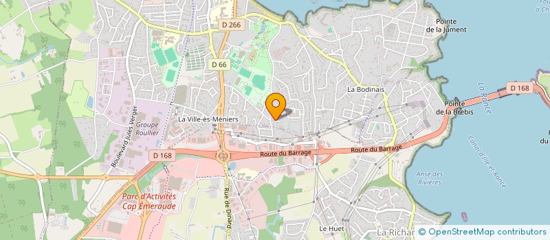 localisation de l'entreprise CARISTO à DINARD