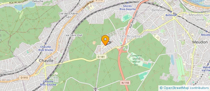 localisation de l'entreprise CARITAN LOC à SEVRES
